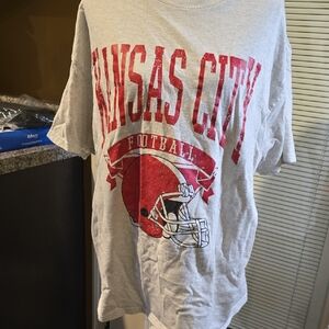 Kansas City Football Gray T-Shirt